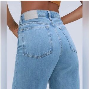 Everlane Blue High Rise Jeans with Classic Fit